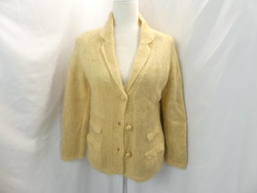 Vintage 1950/60's Cyn Les Mohair Knit Cardigan