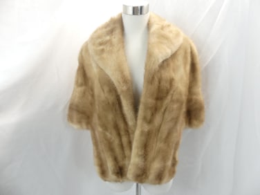 Vintage 1960's Lord & Taylor Blond Mink Stole