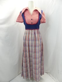 Vintage 1970's Gavi Bonwit Teller  Maxi dress