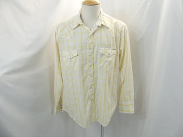 Vintage 1970's Roebucks Men's Western Style Shirt