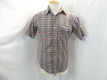 Vintage JC Penney Plain Pockets Men's Shirt