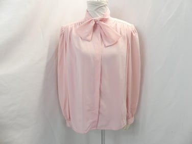 Vintage 1980's Josephine Dusty Pink Blouse, Filene's