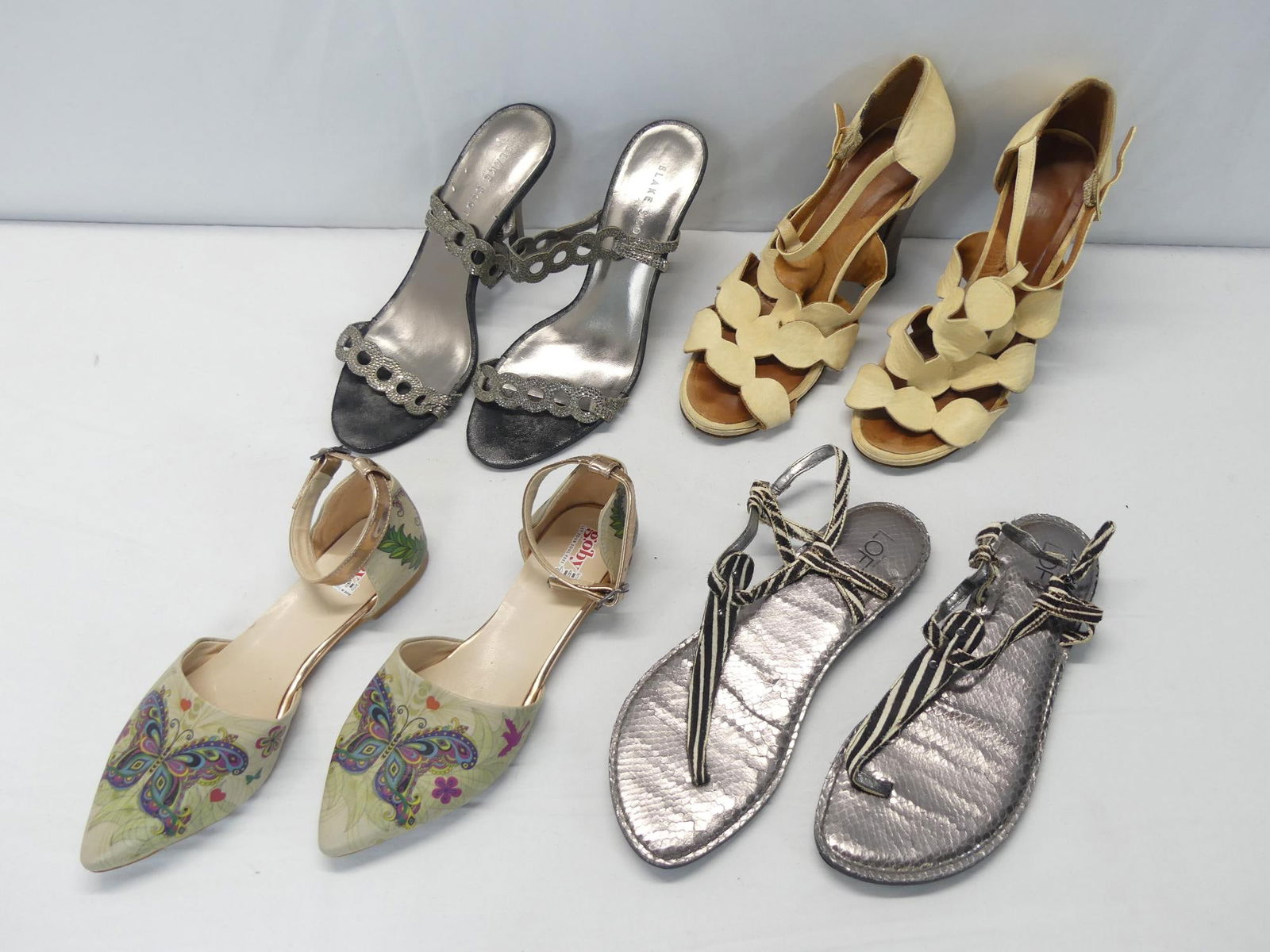 Lot of 4 Pair Vintage Shoes,   Mihara, Goby, Blake Scott, Ann Taylor (1 of 15)