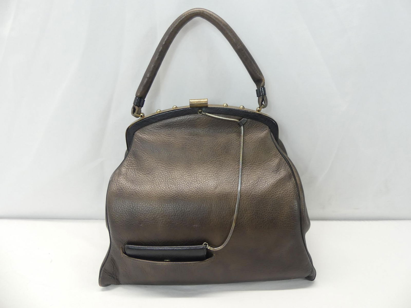 Vintage 1960's Continental Hand Crafted Arm Bag (1 of 13)