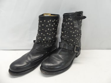 Vintage Men's Frye Boots with Studs