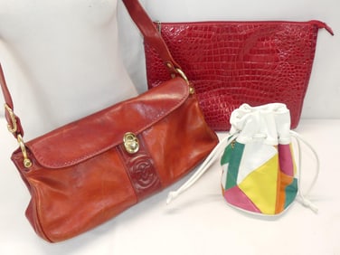 Lot of 3 Vintage Purses, Marino Orlandi, Joseph B. & Other