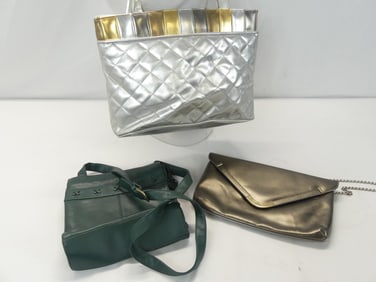 Lot of 3 Vintage 1980's Purses
