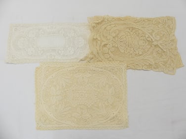 Lot of 8 Vintage Needle Thread & Lace Doilies