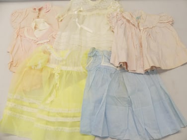 Lot of 6 Vintage 1950's Little Girls Dresses