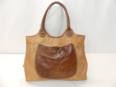 Vintage Constanza Rota Large Leather Shoulder Bag, Made in Italy