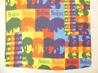 Vintage Official Beatles 2020 Apple Corp. Scarf