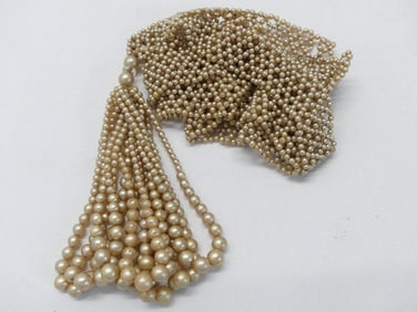 Vintage 1920's Beaded Lariate Style Necklace