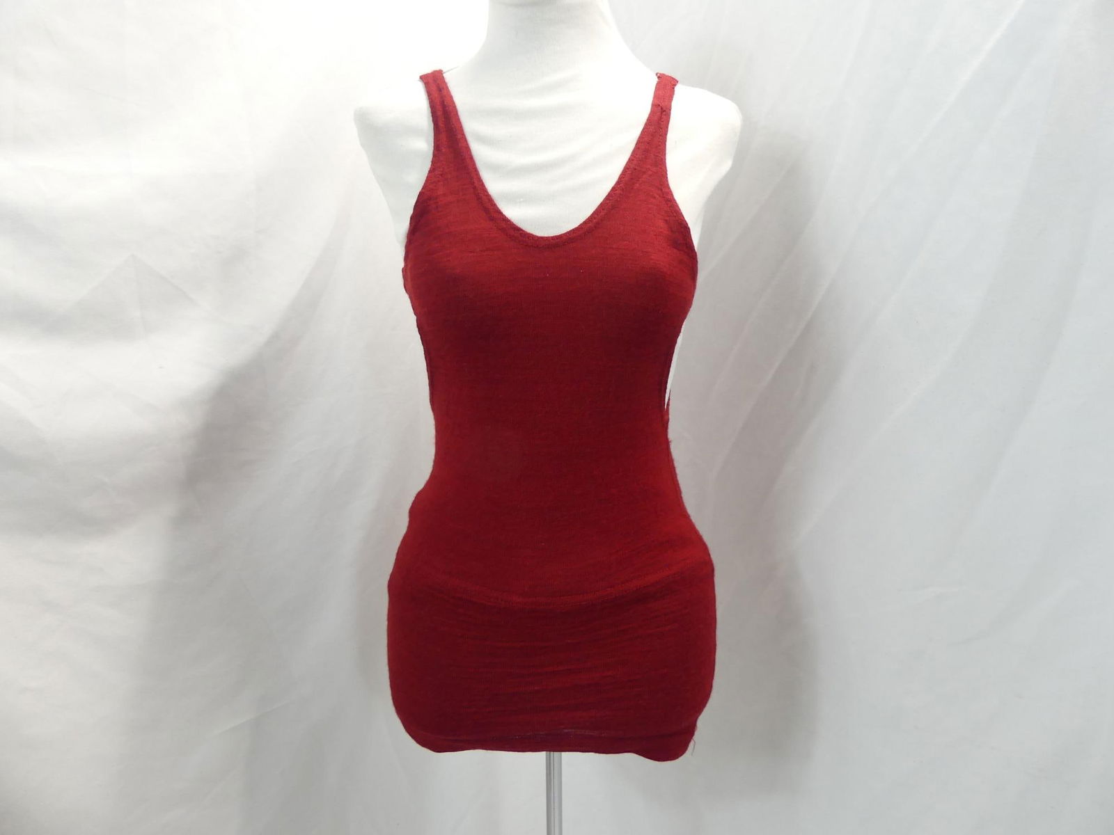 Vintage 1920's Red Wool Boy's Bathing suit (1 of 8)