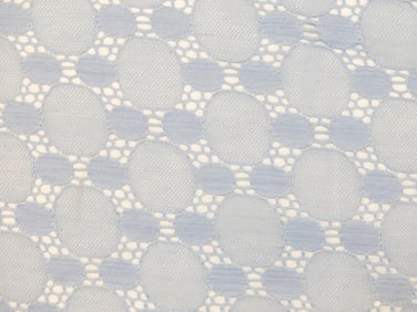 Vintage 1930/40's Blue Lace Fabric approx. 35" x 112"