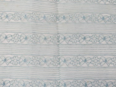 Vintage 1920/30's Blue Lace Yardage, 34 x 180