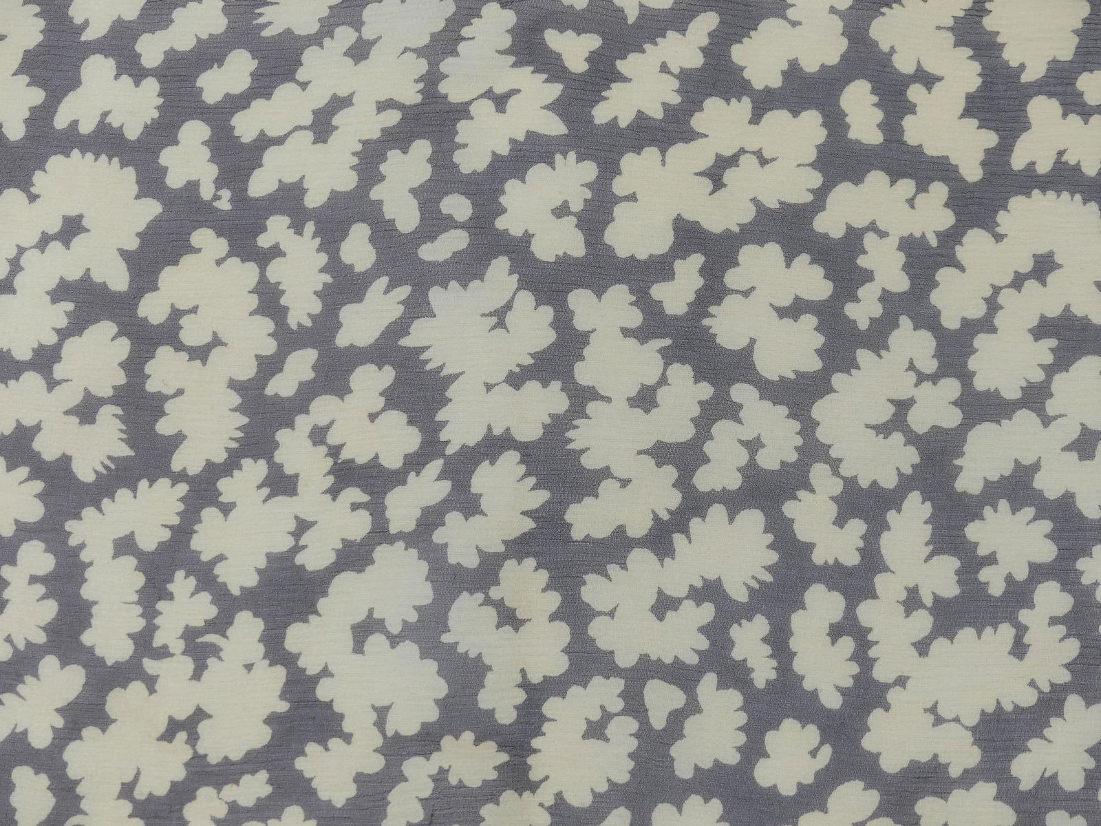 Vintage 1920/30's Brown & Beige Silk Fabric 34 x 62: old store stock fabric, see photo's