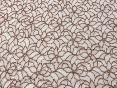 Vintage 1920/30's Fine Brown Lace, 33 x 54