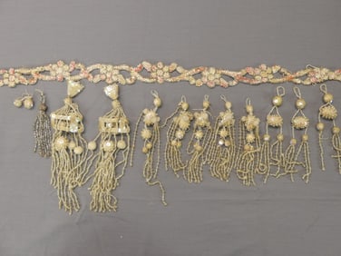 Antique Beaded Trim & Various Tassel Trims