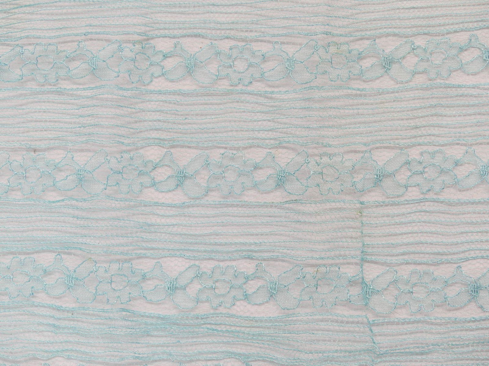 Vintage 1920/30's Fine Blue Lace Yardage, 34 x 2 yards & 3 Plus Yards: lace yardage, may have storage marks, see photo's