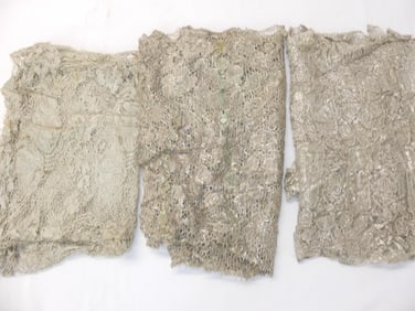 Lot of 1900's Gold Metallic Lace