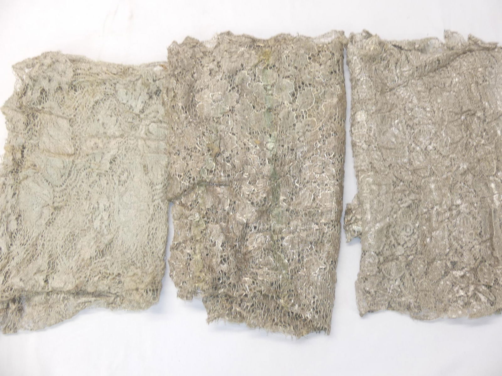 Lot of 1900's Gold Metallic Lace (1 of 8)