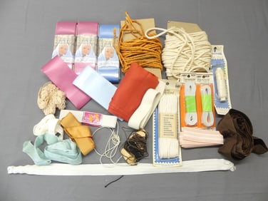 Lot of Vintage Ribbon Trims, Some Old Store Stock