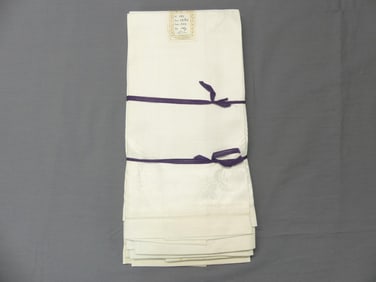 Lot of 8 Vintage Old Store Stock Linen Towels