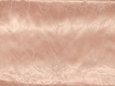 Vintage 1940/50's Pink Satin Floral Print Old Stock Fabric 39 x 6 1/2 yds