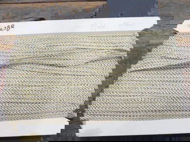 Vintage Old Store Stock Gold Metallic Lace Trim