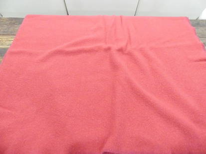 Vintage Faribault Woolen Mills Red Wool Blanket, Full Size 80 x 90: old repair, see photo's