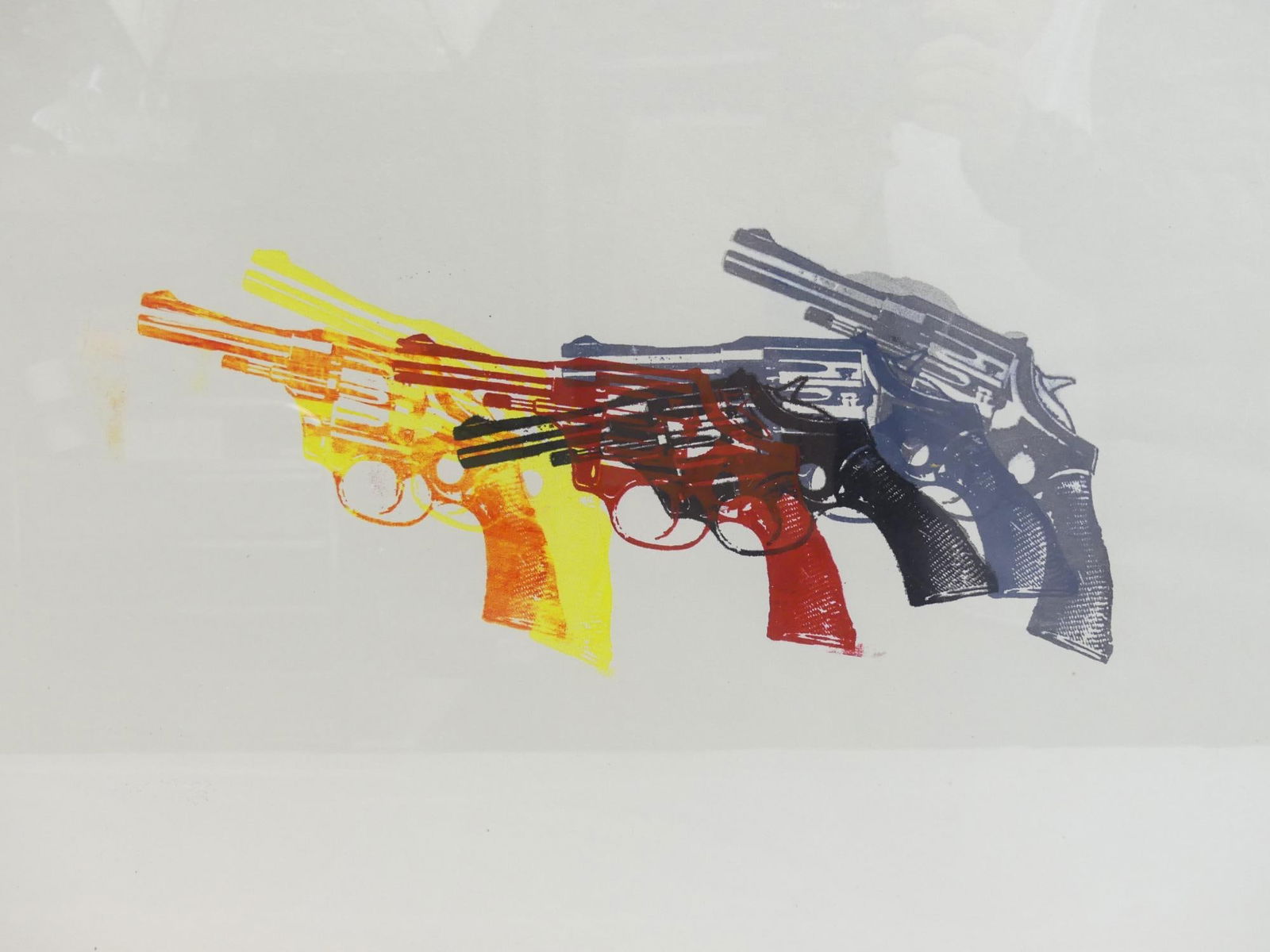 Vintage Andy Warhol, Guns # 8/150 (1 of 4)