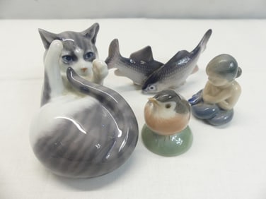 Lot of 4 Vintage Royal Copenhagen Animals