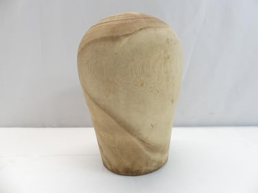 Antique Wood Head Hat Stand/Mold