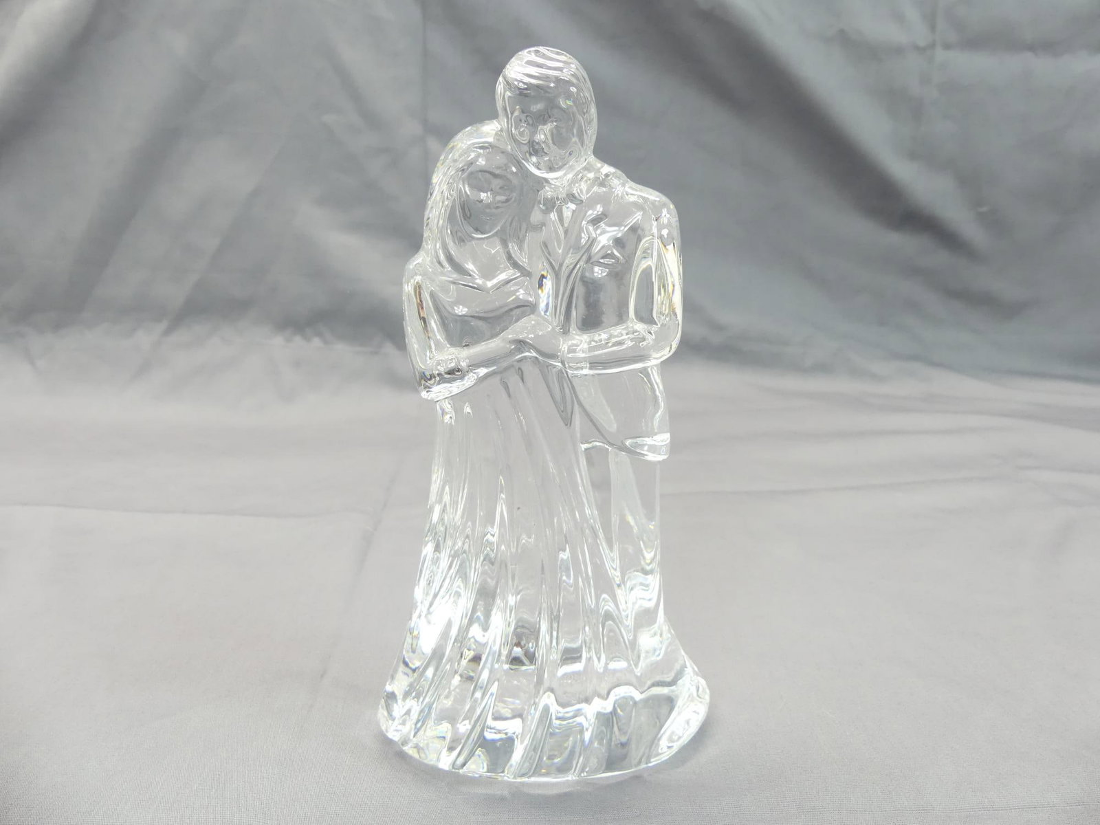 Vintage Waterford Crystal Man & Woman: approx. 7 1/2 tall, signed, see photo's