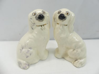 Vintage Pair of Staffordshire Dogs