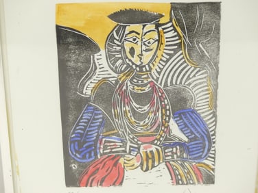 Vintage Signed & Numbered Silkscreen Print Picasso