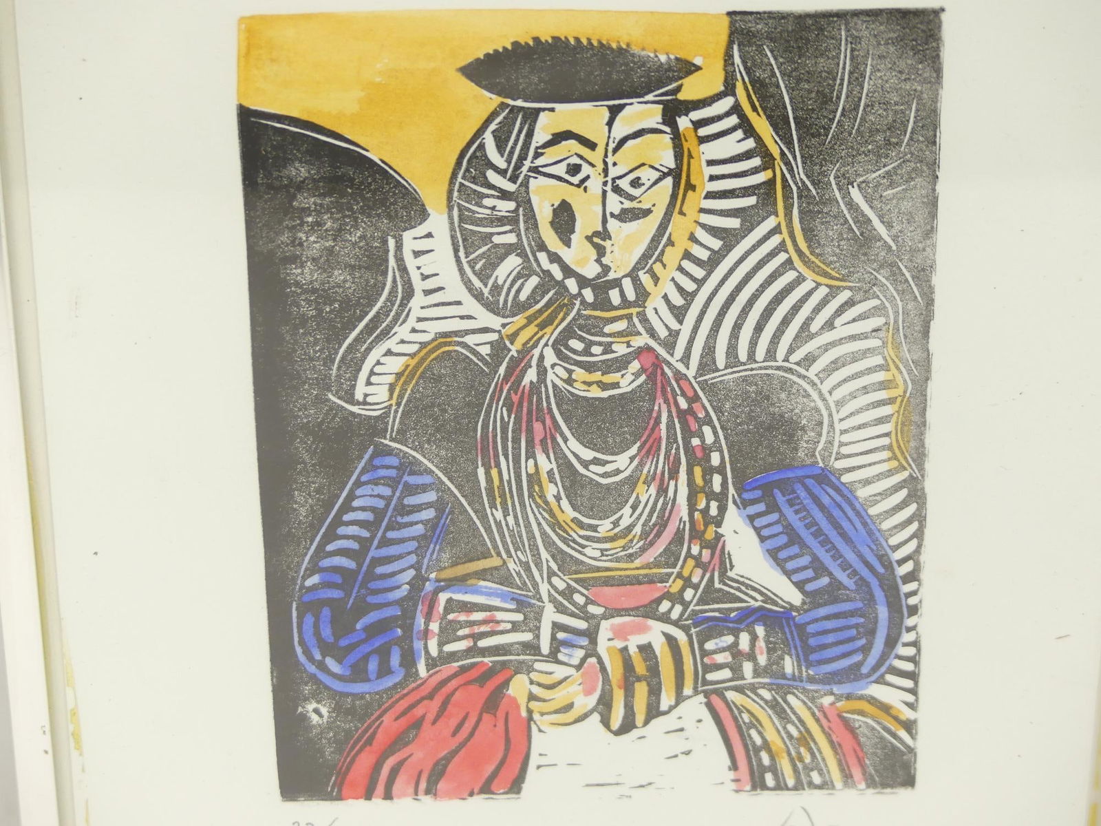 Vintage Signed & Numbered Silkscreen Print Picasso (1 of 5)