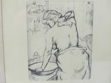 Henri de Toulouse-Lautrec "Elles" 1969 Artist Proof, Signed