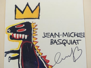 Jean-Michel Basquiat, Pez Dispenser, Signed, Litho Poster