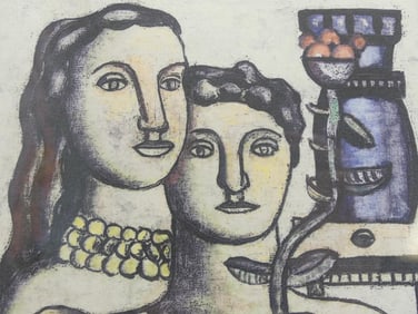 Fernand Leger Signed E.A. Color Etching