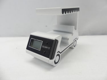 Vintage 1985 Alcraft Golf Cart Digital Clock Paperweight