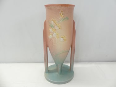 Vintage Roseville Pottery Ixia Vase 861-10 Bittersweet