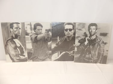 Lot of 4 Vintage Movie Star Action Photo's