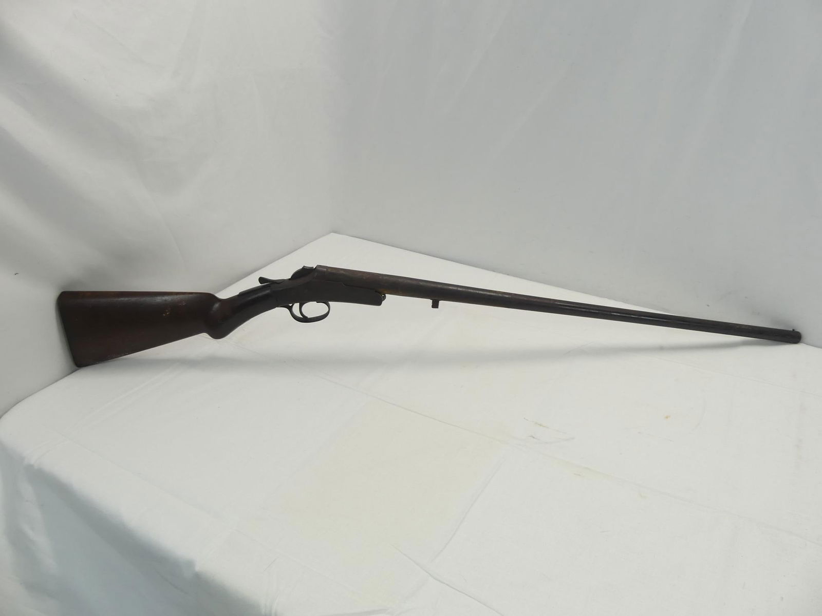Antique Single Shot Shotgun, serial # 376825, Split Barrel (1 of 11)
