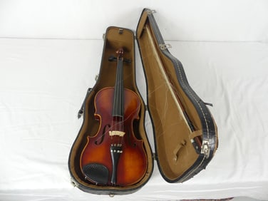 Vintage Roderich Paesold Model 703 Violin with Bow & Case
