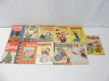 Lot of 11 Vintage Comics, Casper, King Comics, Popeye, Other