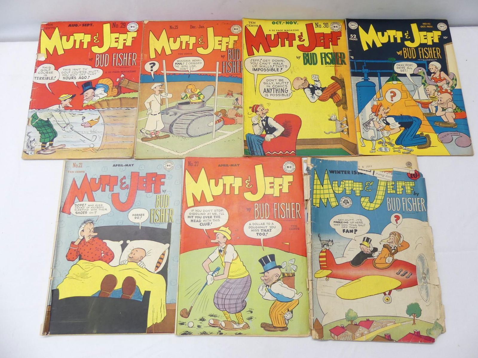 Lotof 7 Mutt & Jeff Comic Books (1 of 12)