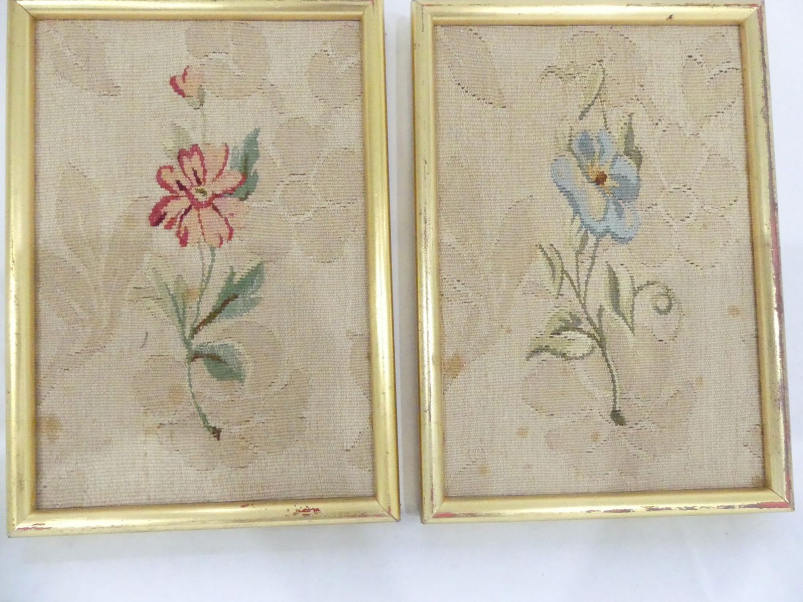 Pair of Antique French Needlework Le Cadre D'Aubusson (1 of 4)