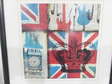 Vintage Michael Mullan British Rock I, Signed in Pencil