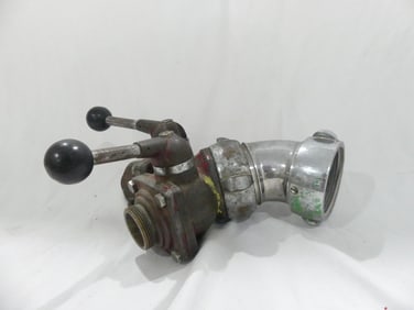 Vintage Akron Brass Fire Hydrant Splitter